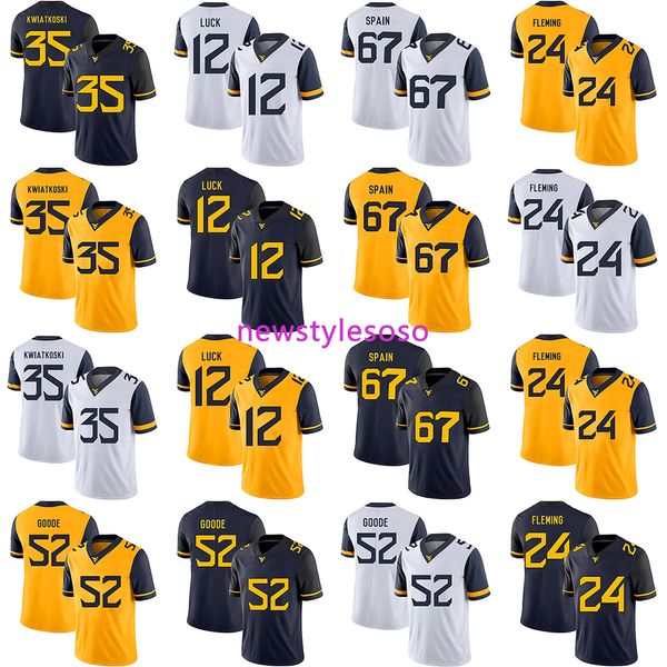 2019 ncaa football west virginia альпинисты 24 maurice fleming 52 najee goode 35 kwiatkoski 12 oliver luck 67 куинтон испания трикотажные из, Black;red
2019 ncaa football west virginia альпинисты 24 maurice fleming 52 najee goode 35 kwiatkoski 12 oliver luck 67 куинтон испания трикотажные из, Black;red