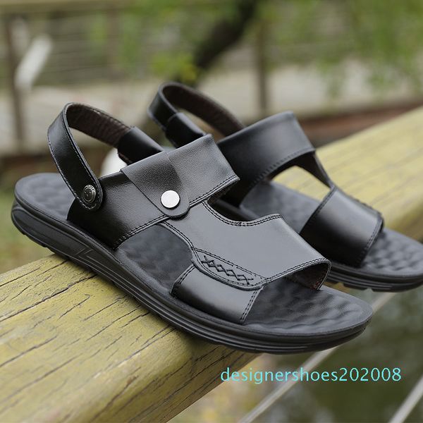 лето пляж обувь мужчины тенденция вскользь сандалии non-slip 100% кожаные мужские сандалии обуви мужской гладиатор лето d88, Black
лето пляж обувь мужчины тенденция вскользь сандалии non-slip 100% кожаные мужские сандалии обуви мужской гладиатор лето d88, Black