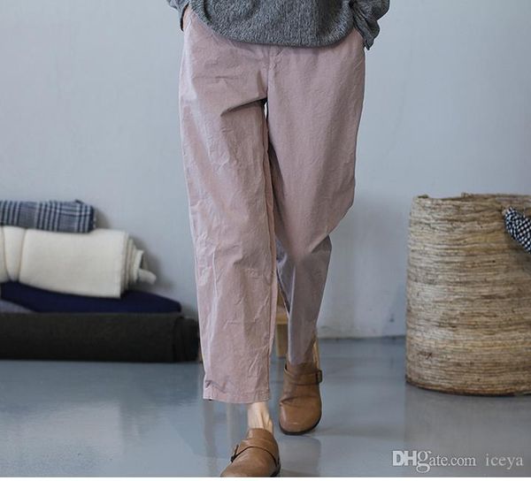 four seasons style restoring aciennt ways is exquisite pure cotton canvas pale pink fit nine points calf trousers slacks female, Black;white
four seasons style restoring aciennt ways is exquisite pure cotton canvas pale pink fit nine points calf trousers slacks female, Black;white