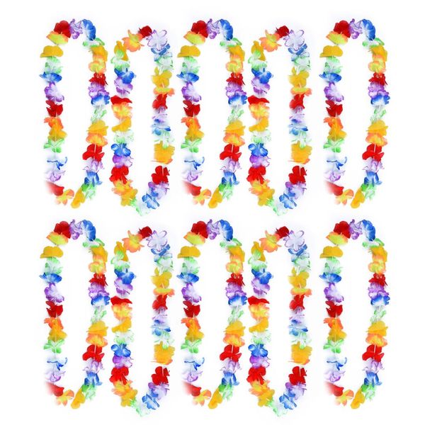 10pcs hawaiian flower leis garland necklace fancy dress party hawaii beach fun toys
10pcs hawaiian flower leis garland necklace fancy dress party hawaii beach fun toys