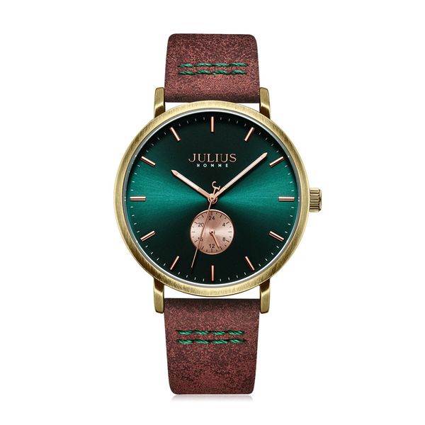 24 hours real function men's watch hours japan mov't clock business bracelet real leather sport boy's birthday gift julius bo, Slivery;brown
24 hours real function men's watch hours japan mov't clock business bracelet real leather sport boy's birthday gift julius bo, Slivery;brown