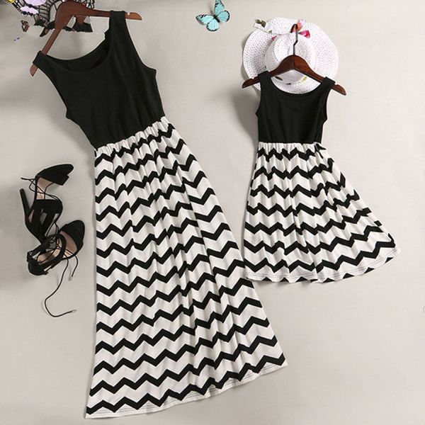 mother daughter matching dress family outfit summer women girl kids party sleeveless striped dresses sundress clothes, Blue
mother daughter matching dress family outfit summer women girl kids party sleeveless striped dresses sundress clothes, Blue
