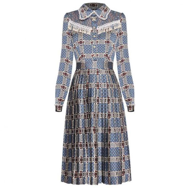 red roosarosee designer lapel beads tassel long sleeve pleated retro print dress spring summer 2020 women party dresses vestidos, Black;gray
red roosarosee designer lapel beads tassel long sleeve pleated retro print dress spring summer 2020 women party dresses vestidos, Black;gray