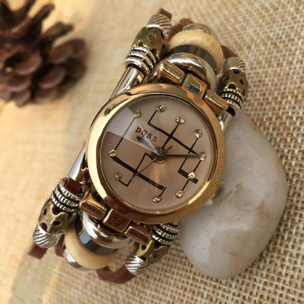 lovers watch students fashion bracelet watch men and women hand strap quartz watch stainless steel buckle, Slivery;brown
lovers watch students fashion bracelet watch men and women hand strap quartz watch stainless steel buckle, Slivery;brown