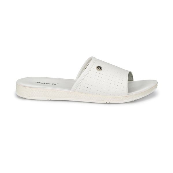 flo 81. 452223.m white male slippers polaris, Black