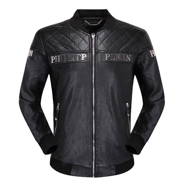 2020 spring mens leather jacket fashion long sleeve jacket casual slim zipper faux leather coat turn down collar men clothing m-3xl, Black
2020 spring mens leather jacket fashion long sleeve jacket casual slim zipper faux leather coat turn down collar men clothing m-3xl, Black