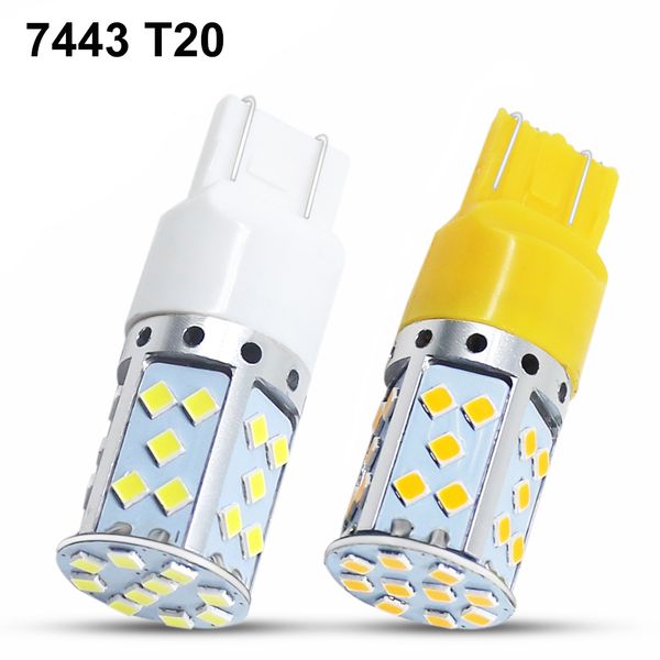 1pc t20 7443 led 35 smd 3030 led bulbs white amber yellow for car auto reverse lights turn signal stail lights lamp 9-30v
1pc t20 7443 led 35 smd 3030 led bulbs white amber yellow for car auto reverse lights turn signal stail lights lamp 9-30v