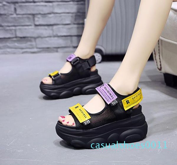 женская мода сандалии платформы клин summer beach open toe sandalias толстые комфорт повседневная обувь c11, Black
женская мода сандалии платформы клин summer beach open toe sandalias толстые комфорт повседневная обувь c11, Black