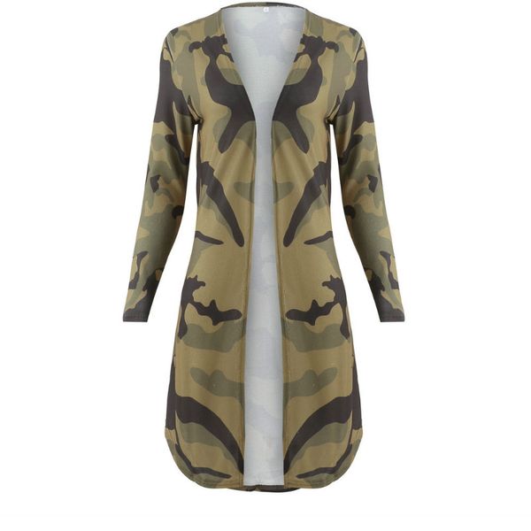 women leopard long coat long sleeve early spring camouflage cardigan, Black;brown
women leopard long coat long sleeve early spring camouflage cardigan, Black;brown