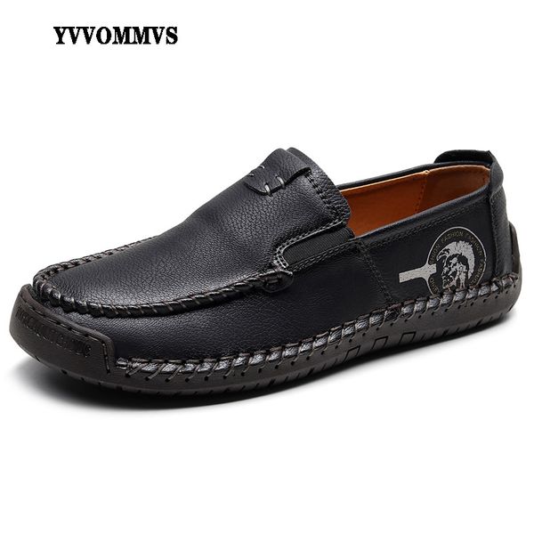 men's new leather shoes spring and autumn soft non-slip loafers size 38-48 set of feet casual fashion, Black
men's new leather shoes spring and autumn soft non-slip loafers size 38-48 set of feet casual fashion, Black