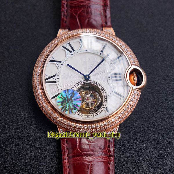 version 42mm w6920001 real tourbillon automatic white dial sapphire mens watch 18k rose gold diamond case leather sport designer watches, Slivery;brown
version 42mm w6920001 real tourbillon automatic white dial sapphire mens watch 18k rose gold diamond case leather sport designer watches, Slivery;brown