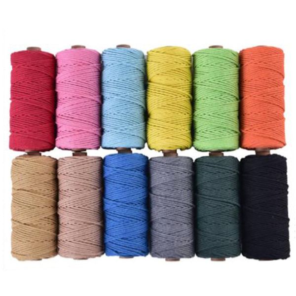 100m 100% natural cotton string bakers twine string cord rope rustic country craft cord color macrame artisan 3mm, Black;white
100m 100% natural cotton string bakers twine string cord rope rustic country craft cord color macrame artisan 3mm, Black;white