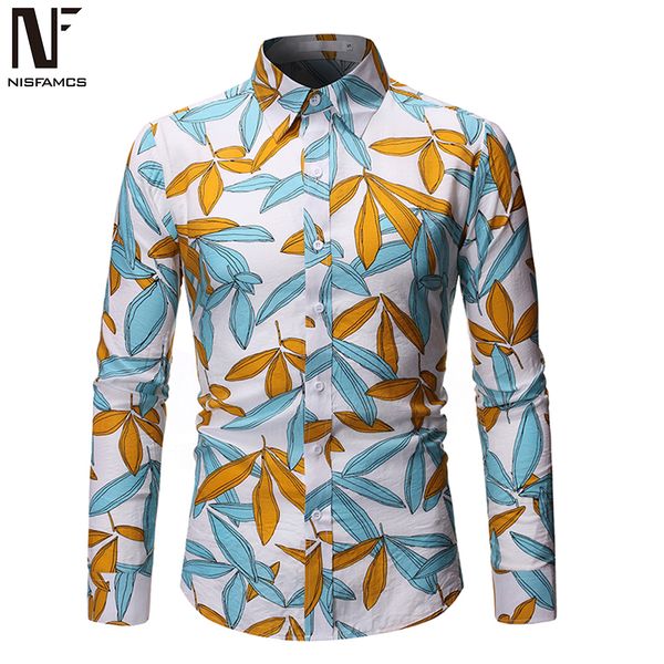 europe size men floral shirts fashion leaf printed blouse party wear clothes turn-down collar male business casual shirt, White;black
europe size men floral shirts fashion leaf printed blouse party wear clothes turn-down collar male business casual shirt, White;black