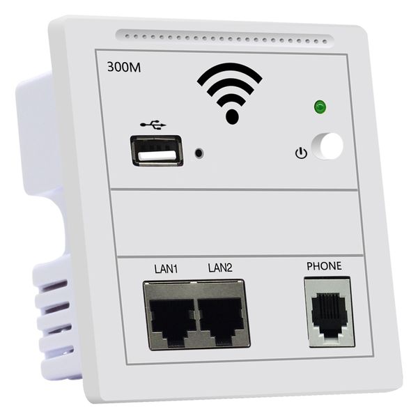 300m eu-standard 86 type panel in wall wireless access point with dual lan rj45 usb and rj11 phone ports wifi l in router usb in wall ap
300m eu-standard 86 type panel in wall wireless access point with dual lan rj45 usb and rj11 phone ports wifi l in router usb in wall ap