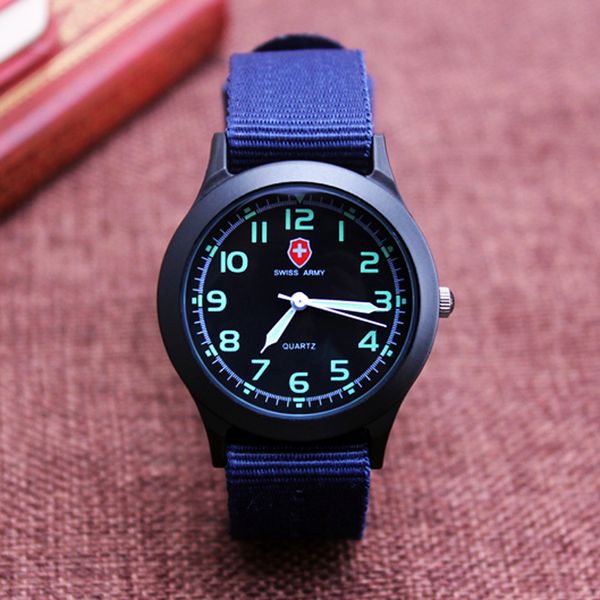 middle school students platimum nylon fabric watch sport thin boys girl's canvas quartz dress wrist watches for boy girl, Blue
middle school students platimum nylon fabric watch sport thin boys girl's canvas quartz dress wrist watches for boy girl, Blue