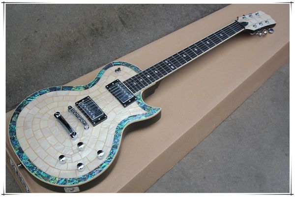 white shell veneer,abalone line electric guitar with chrome hardware,body binding,rosewood fingerboard,can be customized
white shell veneer,abalone line electric guitar with chrome hardware,body binding,rosewood fingerboard,can be customized