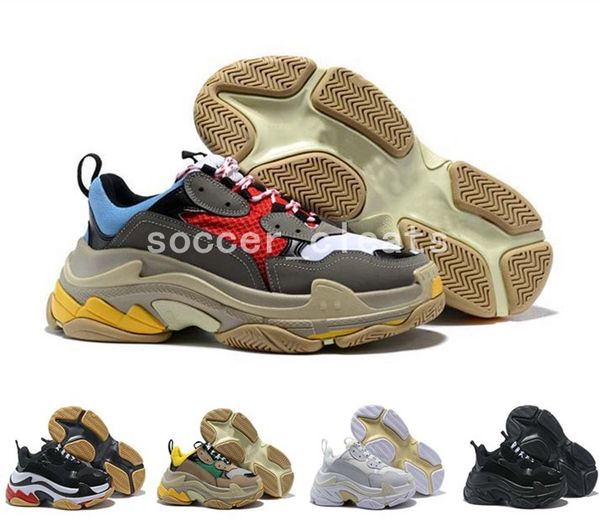 Triple-S 2019 Fashion Paris 17FW Triple S Sneaker Casual Designer Dad Shoes for Men's Women Beige Black Sports Tennis Running Shoe 36-45
Triple-S 2019 Fashion Paris 17FW Triple S Sneaker Casual Designer Dad Shoes for Men's Women Beige Black Sports Tennis Running Shoe 36-45