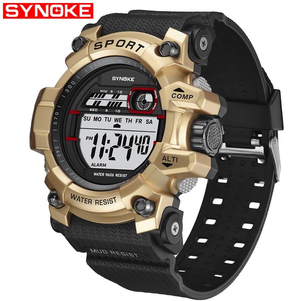 synoke mens digital watches outdoor sport watch waterproof g watches led display clock man fashion watch gift for men, Slivery;brown
synoke mens digital watches outdoor sport watch waterproof g watches led display clock man fashion watch gift for men, Slivery;brown
