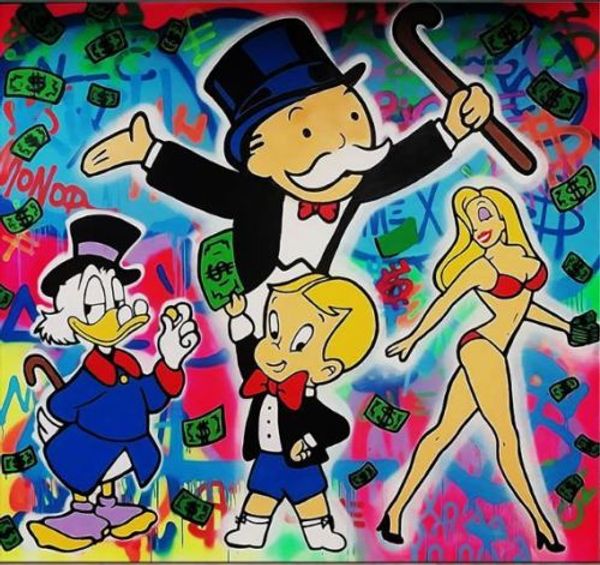 alec monopoly bansky oil painting on canvas graffiti art home decor wall art picture high quaity handpainted & hd printed urban art the gang
alec monopoly bansky oil painting on canvas graffiti art home decor wall art picture high quaity handpainted & hd printed urban art the gang