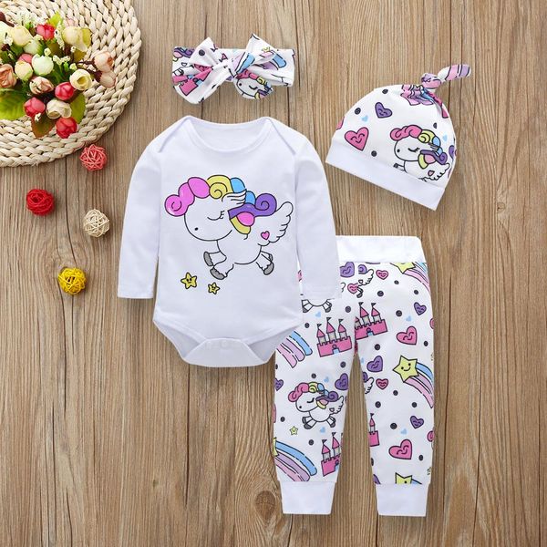 4pcs baby girls boys clothes set romper+pants+hat+headband newborn clothing brand infant clothing bebes ropa recien nacid, White
4pcs baby girls boys clothes set romper+pants+hat+headband newborn clothing brand infant clothing bebes ropa recien nacid, White
