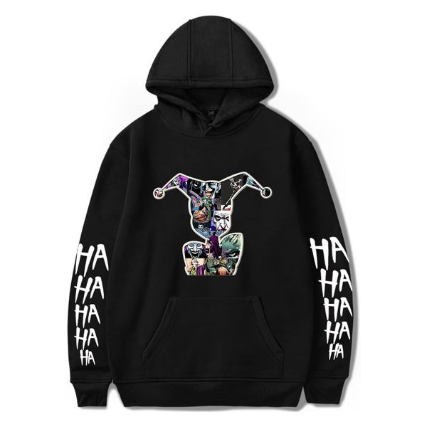 fashion hoodie harajuku sweatshirt men women streetwear clothes for girls boys joker print korean hooded winter pullover hoodies, Black
fashion hoodie harajuku sweatshirt men women streetwear clothes for girls boys joker print korean hooded winter pullover hoodies, Black