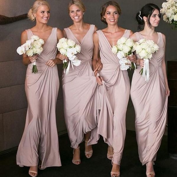 dusty pink chiffon bridesmaid dresses 2020 deep v neck long wedding guest prom gowns floor length maid of honor dresses plus size al3409, White;pink
dusty pink chiffon bridesmaid dresses 2020 deep v neck long wedding guest prom gowns floor length maid of honor dresses plus size al3409, White;pink