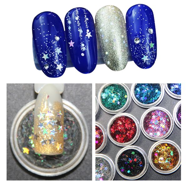 saroline new 12 popular nail glitter nail flakes manicure sequins diy nails art tips pigment gel polish decoration, Silver;gold
saroline new 12 popular nail glitter nail flakes manicure sequins diy nails art tips pigment gel polish decoration, Silver;gold