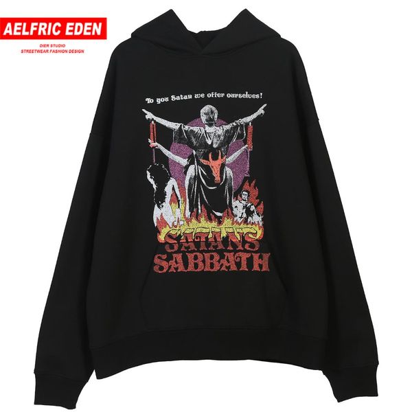 aelfric eden goat satan fleece hooded sweatshirts men 2019 harajuku casual cotton punk rock pullover fashion streetwear hoodies, Black
aelfric eden goat satan fleece hooded sweatshirts men 2019 harajuku casual cotton punk rock pullover fashion streetwear hoodies, Black