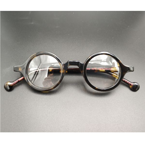 men's retro small round glasses frame, retro acetate optical glasses transparent lens reading ladies, Black
men's retro small round glasses frame, retro acetate optical glasses transparent lens reading ladies, Black