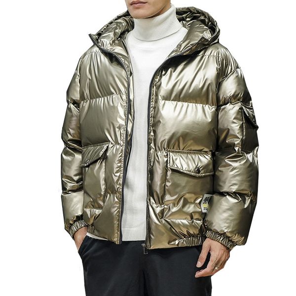 winter men's thick cotton hooded bright casual loose padded parkas coat street trend plus size plus fertilizer 5xl cotton coat, Black
winter men's thick cotton hooded bright casual loose padded parkas coat street trend plus size plus fertilizer 5xl cotton coat, Black