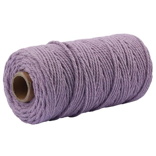 100m 3mm colored natural cotton rope cord string craft diy home textile, Black;white
100m 3mm colored natural cotton rope cord string craft diy home textile, Black;white