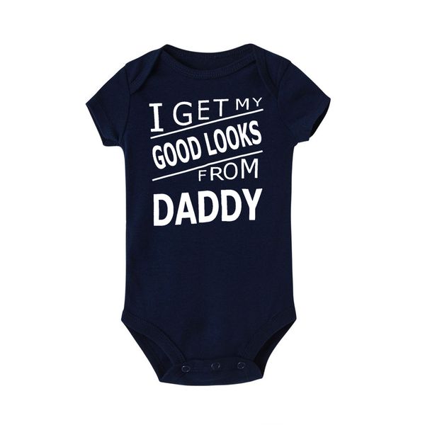 baby romper funny letter i get good looks of dad newborn baby girls boys short sleeve jumpsuit baby clothes, White
baby romper funny letter i get good looks of dad newborn baby girls boys short sleeve jumpsuit baby clothes, White