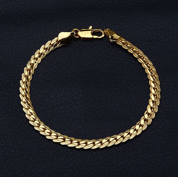 fashion female 18k gold bracelet for women bridal wedding party jewelry birthday gift 5m side 18k gold bracelet, Black
fashion female 18k gold bracelet for women bridal wedding party jewelry birthday gift 5m side 18k gold bracelet, Black