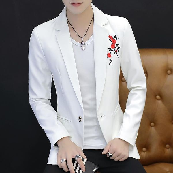 men suits for wedding party flower blazer hombre floral terno masculino slim fit formal tuxedo mens dj club jacket clothing 3xl, White;black
men suits for wedding party flower blazer hombre floral terno masculino slim fit formal tuxedo mens dj club jacket clothing 3xl, White;black