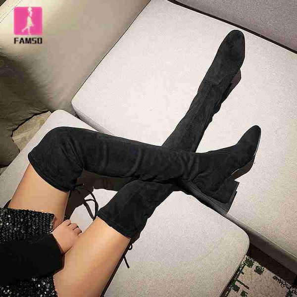 famso 2019 new shoes women boots lace-up thick heels black gray snow boots outside classics lady long over the knee shoes
famso 2019 new shoes women boots lace-up thick heels black gray snow boots outside classics lady long over the knee shoes