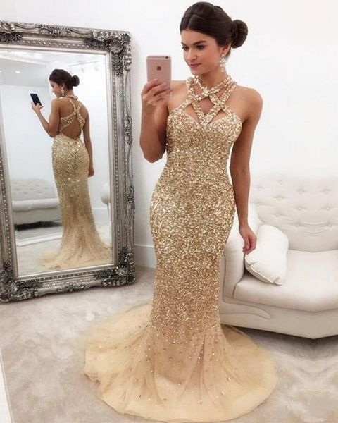 champagne beading prom dresses neckline sequins tulle girls pageant dresses hollow back luxury mermaid evening gowns, Black;red
champagne beading prom dresses neckline sequins tulle girls pageant dresses hollow back luxury mermaid evening gowns, Black;red