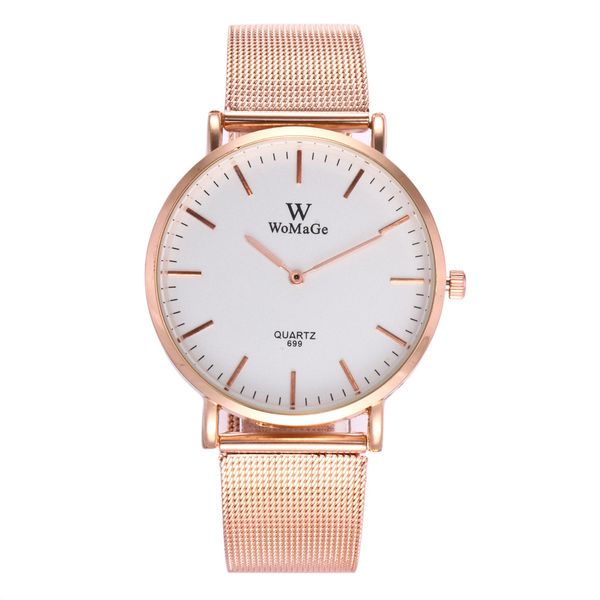 womage fashion luxury women watches stainless steel mesh band quartz watch casual women quartz wristwatches montre femme, Slivery;brown
womage fashion luxury women watches stainless steel mesh band quartz watch casual women quartz wristwatches montre femme, Slivery;brown