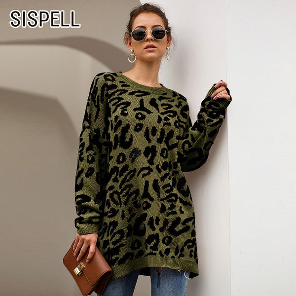 sispell autumn jumper sweater for women o neck long sleeve casual loose leopard pullovers sweaters female fashion new clothes, White;black
sispell autumn jumper sweater for women o neck long sleeve casual loose leopard pullovers sweaters female fashion new clothes, White;black