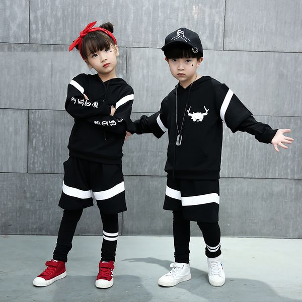2019 2pcs new girls hip hop clothing black ballroom dancing costumes hoodies skirt-pant leggings sets kids dance divided skirts, Black;red
2019 2pcs new girls hip hop clothing black ballroom dancing costumes hoodies skirt-pant leggings sets kids dance divided skirts, Black;red
