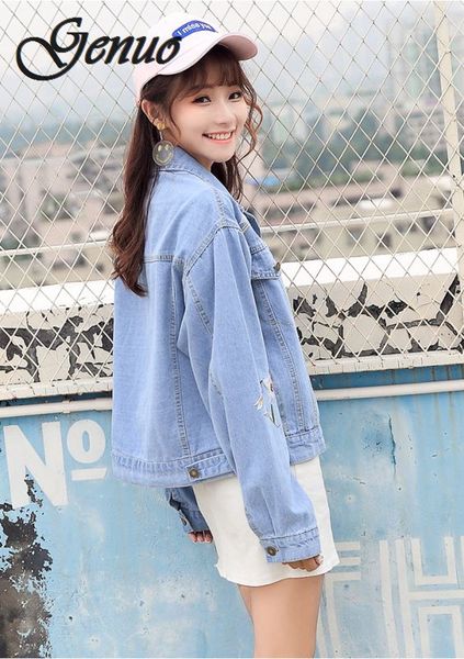 genuo ripped drop shoulder women denim jackets black white oversize purple casual female jacket coat chic jacket for girls, Black;brown
genuo ripped drop shoulder women denim jackets black white oversize purple casual female jacket coat chic jacket for girls, Black;brown