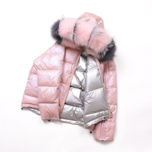 2019 winter real fox fur collar white duck down padded down jacket regular fashion warm big fur collar women's coat, Black
2019 winter real fox fur collar white duck down padded down jacket regular fashion warm big fur collar women's coat, Black
