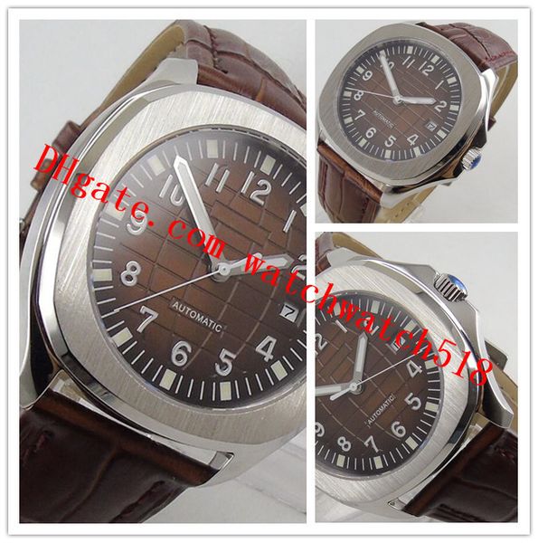 luxury wristwatch quanaut 5167 automatic movement stainless steels brown dial comfortable leather strap original clasp fashion mens watches, Slivery;brown
luxury wristwatch quanaut 5167 automatic movement stainless steels brown dial comfortable leather strap original clasp fashion mens watches, Slivery;brown