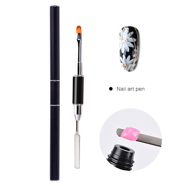 2pcs manicure tool without paper tray fast extension gel crystal pen double-head pen dual-purpose steel push, Yellow
2pcs manicure tool without paper tray fast extension gel crystal pen double-head pen dual-purpose steel push, Yellow
