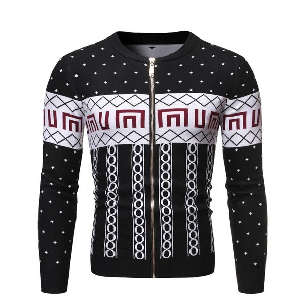 tide men zipper sweater tide winter autumn fashion knitted cardigan sweater coat dot printed black warm outwear sweaters, White;black
tide men zipper sweater tide winter autumn fashion knitted cardigan sweater coat dot printed black warm outwear sweaters, White;black