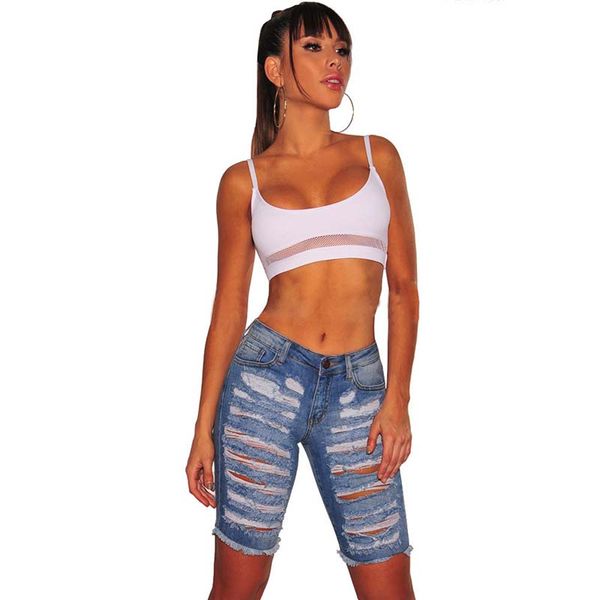 2019 women skinny jeans distressed ripped knee holes tassel knee length short jeans mid waist casual slim fit female trousers ing, Blue
2019 women skinny jeans distressed ripped knee holes tassel knee length short jeans mid waist casual slim fit female trousers ing, Blue