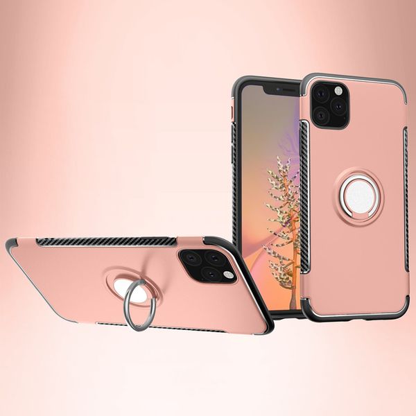

phone case magnetic invisible bracket cover ring buckle anti-fall shell for iphone 11 pro max iphone xs xr x 8plus 7plus 6s plus