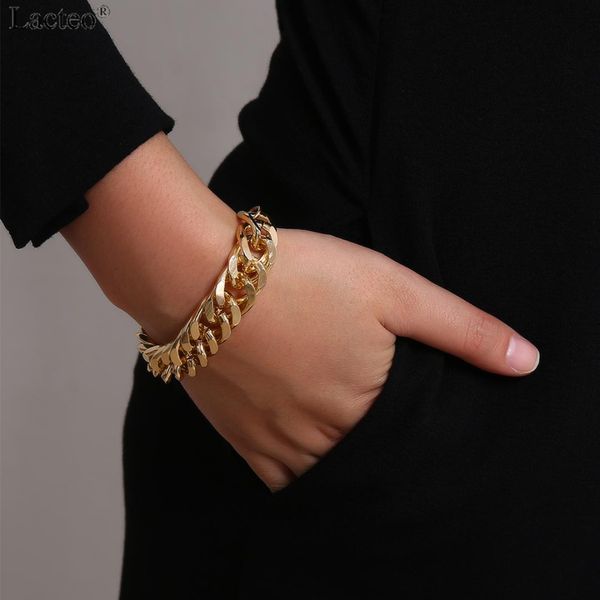 lacteo punk thick chunky chain bangle bracelet jewelry women 2019 hip hop cross chain charm bracelet statement fashion, Black
lacteo punk thick chunky chain bangle bracelet jewelry women 2019 hip hop cross chain charm bracelet statement fashion, Black