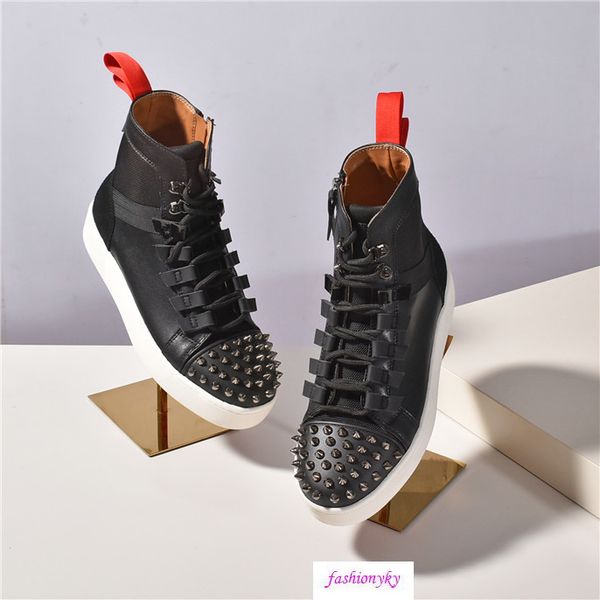 latest sneakers bottom is red shoe low cut suede spike shoes for men and women party wedding crystal leather sneakers, Black
latest sneakers bottom is red shoe low cut suede spike shoes for men and women party wedding crystal leather sneakers, Black