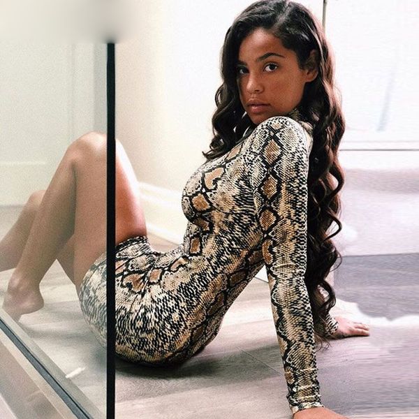 strechy snakeskin long sleeve mini dress summer autumn women snake skin print bodycon party dresses, Black;gray
strechy snakeskin long sleeve mini dress summer autumn women snake skin print bodycon party dresses, Black;gray