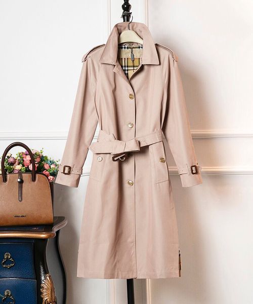 women's trench coats gabardine long windbreaker belt waterproof new english style autumn winter solid color british double breasted a6z, Tan;black
women's trench coats gabardine long windbreaker belt waterproof new english style autumn winter solid color british double breasted a6z, Tan;black